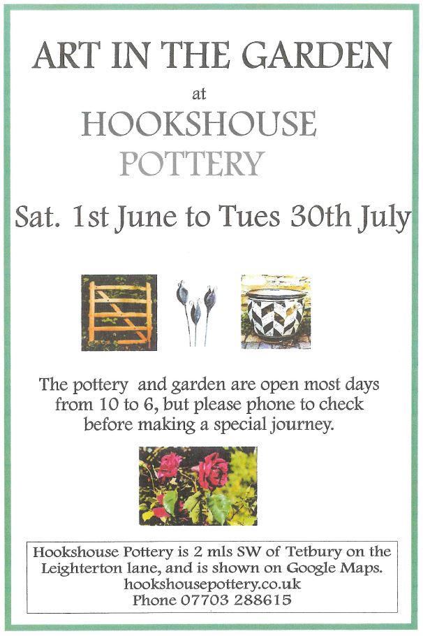 Art in the Garden at Hookshouse Pottery